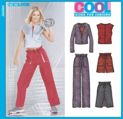 6226 NL ZIPPY JACKET,VEST,PANTS,SHORTS,SKIRT PATTERN 3/4-13/14